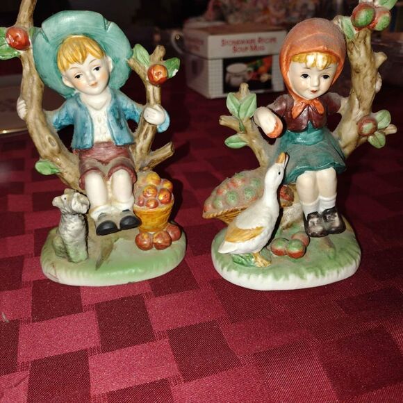 Homco Other - 🙂Homco Home Interiors Pair Of Boy And Girl Figurines